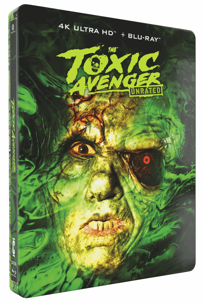 Toxic Avenger video on Steelbook 4k Ultra HD and Blu-Ray